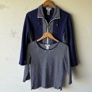 D & D Lifestyle Top & Jacket Set